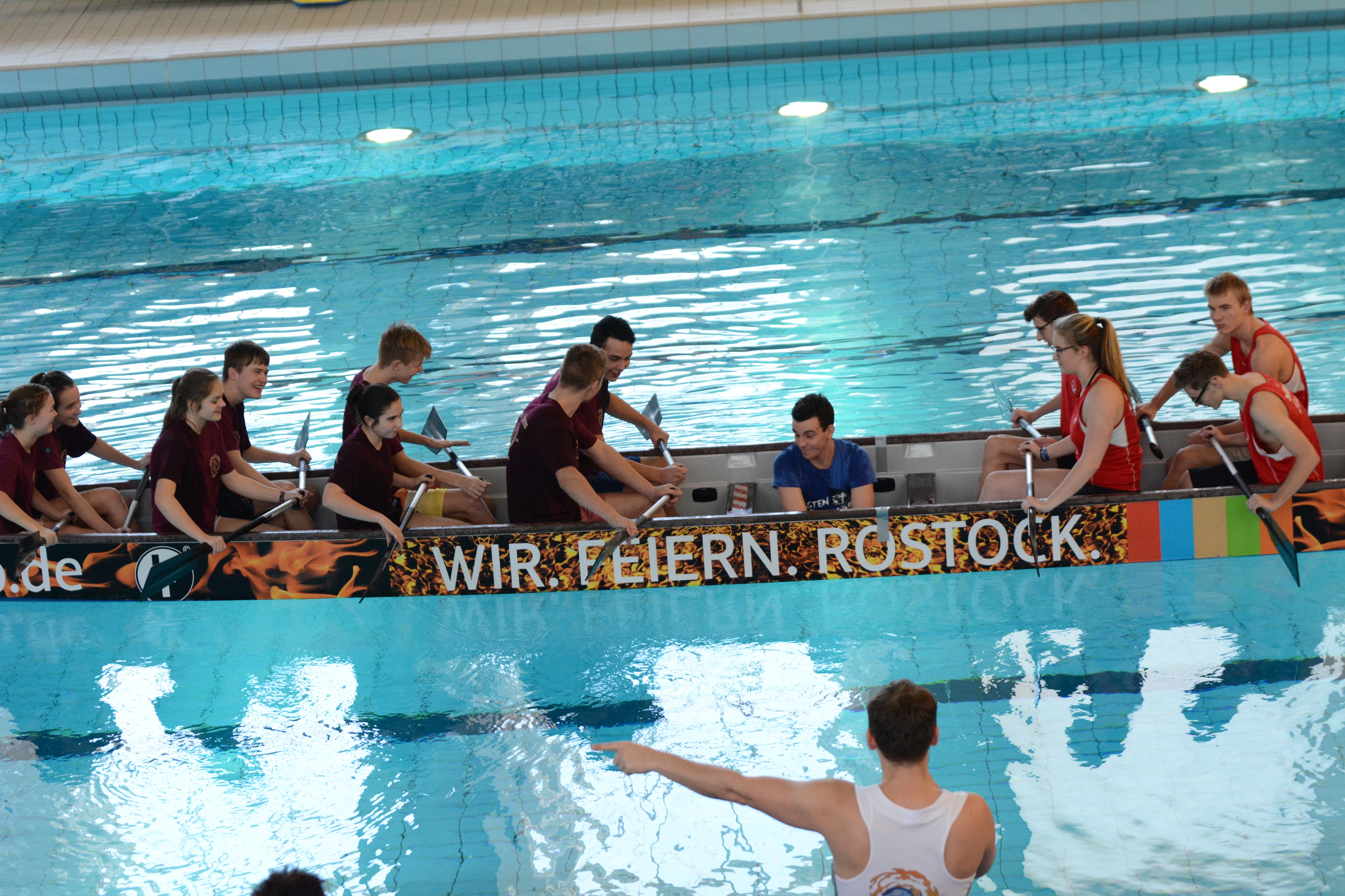 5. Rostocker Schüler Indoorcup im Drachenboot